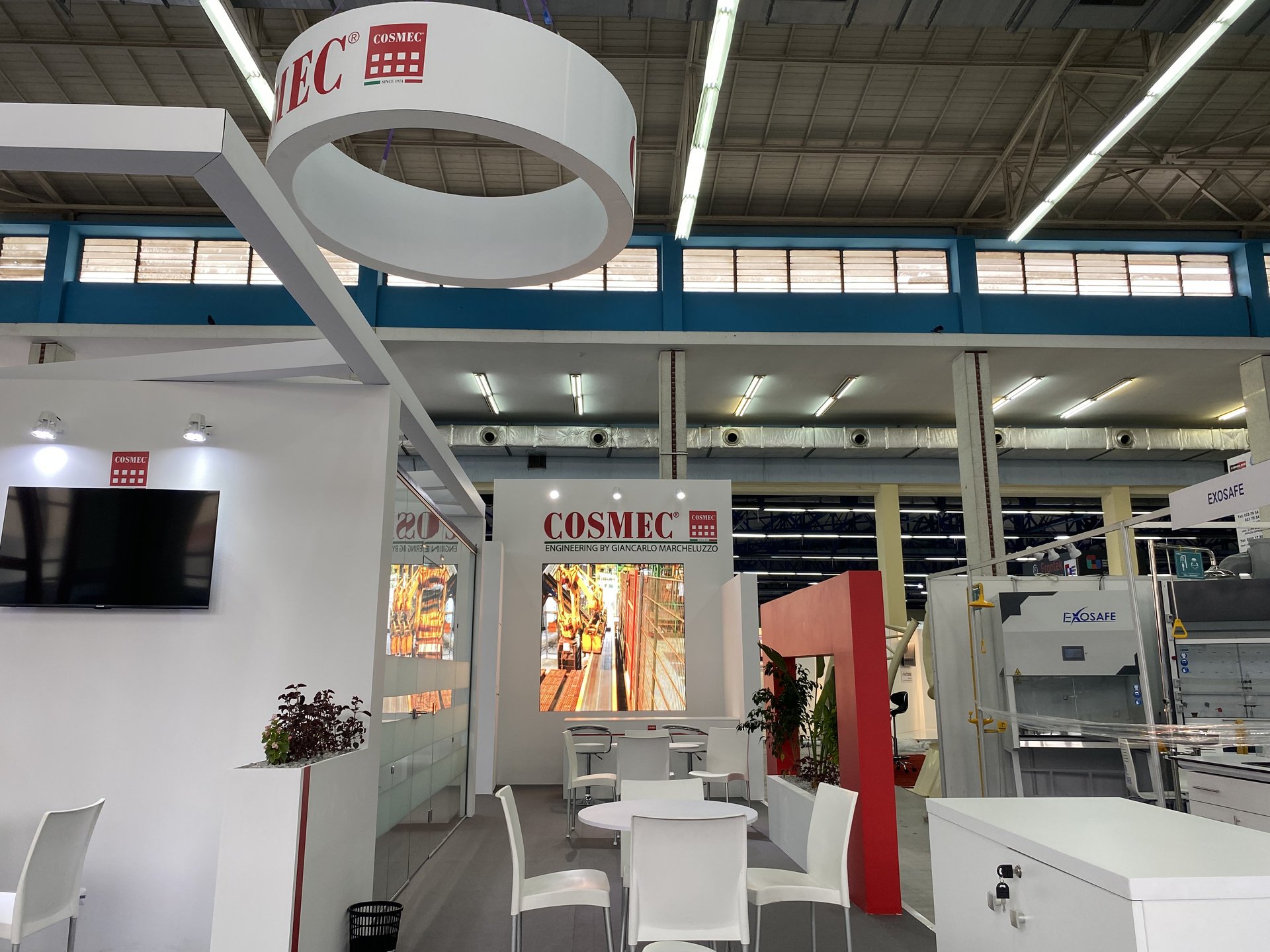 Stand Cosmec Italie à Batimatec