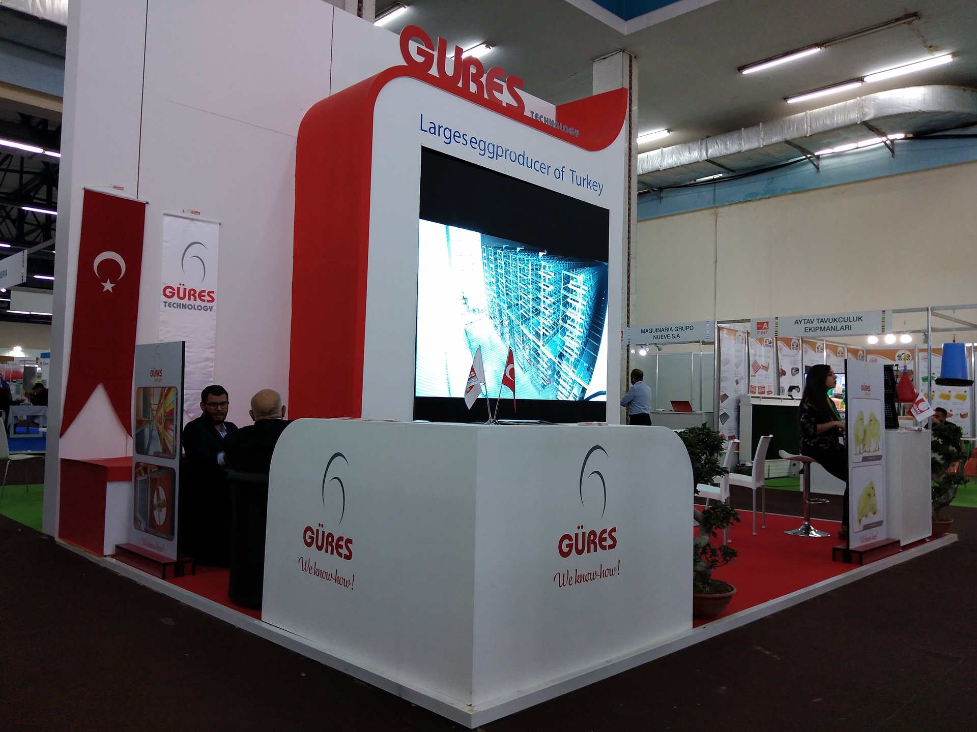 Stand entreprise GURES au SIPSA